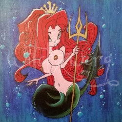 Acrylgemälde Meerjungfrau...